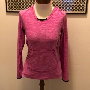 Jillian Michaels PAC Pink Hooded Shirt Small